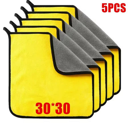 Microfiber Car Towel 400GSM (5Pcs)